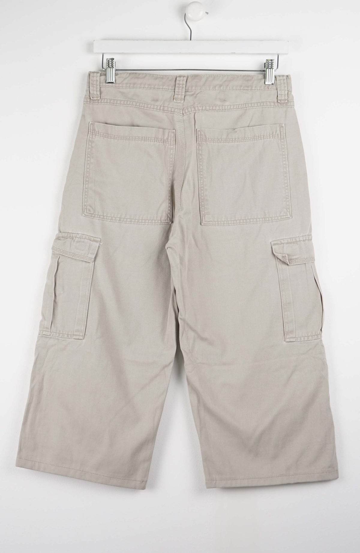 VINTAGE REWORK CARGO CAPRI SHORTS W30