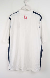 VINTAGE NIKE TRACK & FIELD POLO SHIRT (XL)