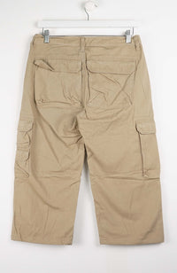VINTAGE REWORK CARGO CAPRI SHORTS W30