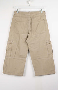 VINTAGE REWORK CARGO CAPRI SHORTS W30