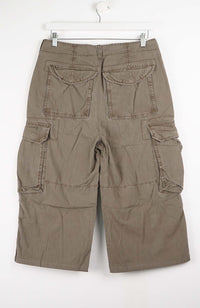 VINTAGE REWORK CARGO CAPRI SHORTS W32