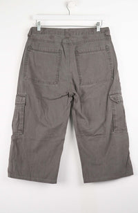 VINTAGE REWORK CARGO CAPRI SHORTS W32