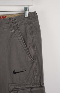 VINTAGE REWORK CARGO CAPRI SHORTS W32
