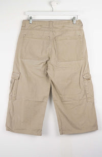 VINTAGE REWORK CARGO CAPRI SHORTS W33