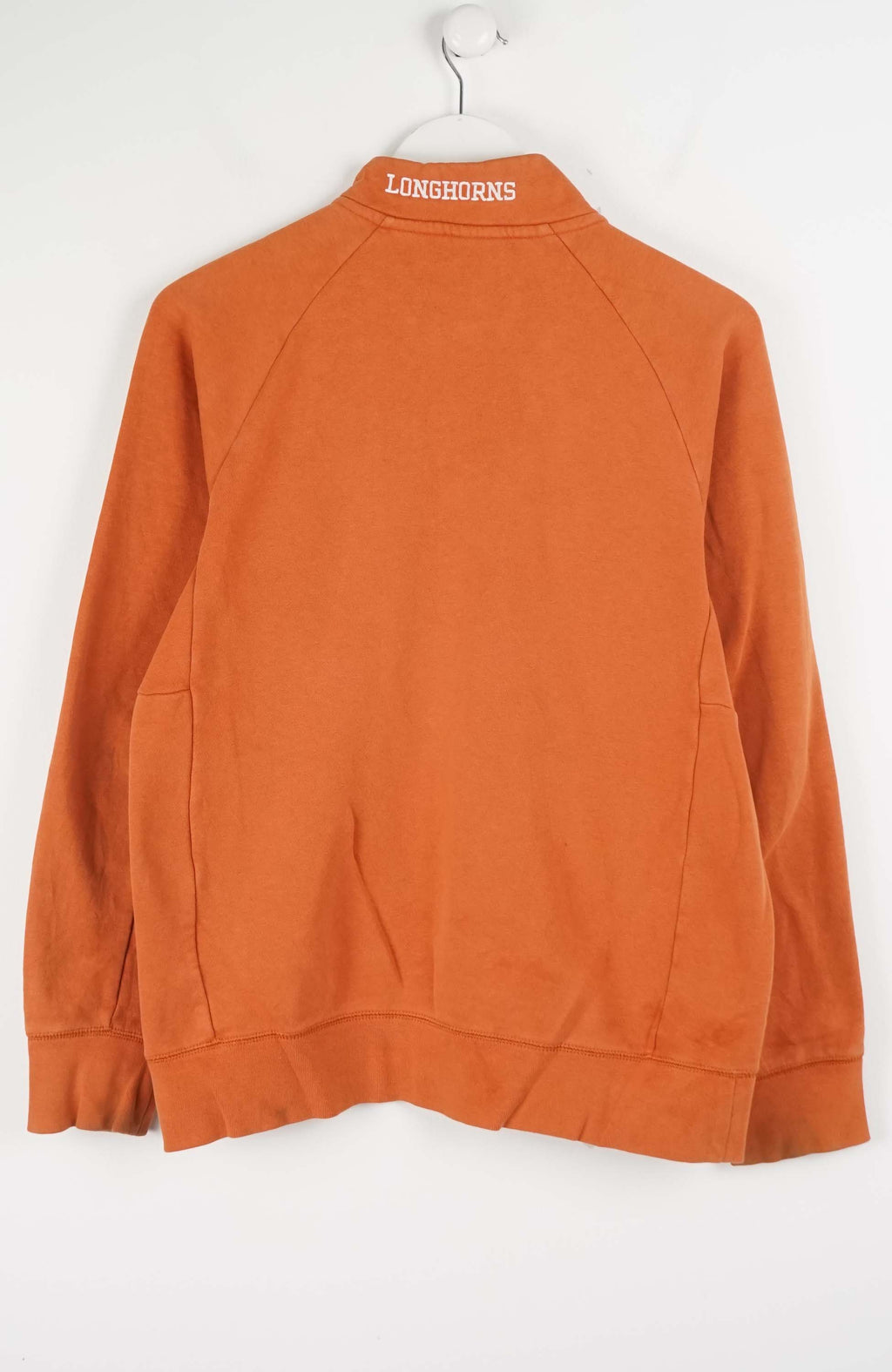 Orange sweatshirt with Nike logo on a white background