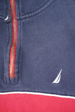 VINTAGE NAUTICA 1/4 ZIP SWEATER (S)