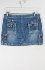 VINTAGE Y2K DENIM SKIRT (SIZE 12)