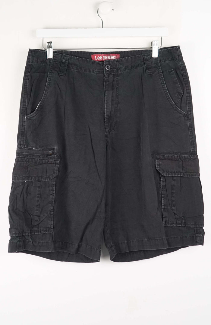 VINTAGE LEE DUNGAREES CARGO SHORTS W38