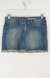 VINTAGE Y2K DENIM SKIRT (SIZE 12)