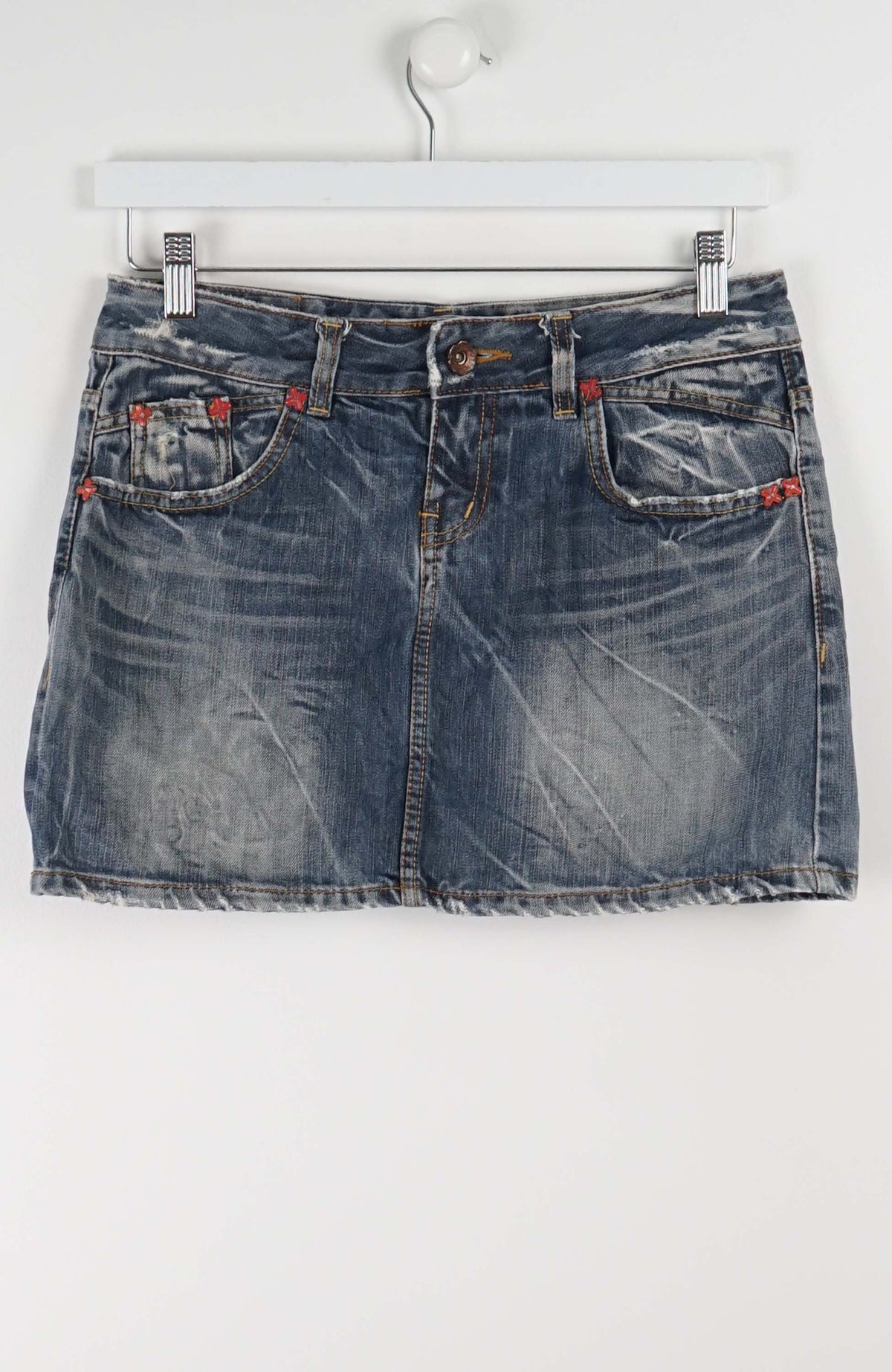 VINTAGE Y2K DENIM SKIRT (SIZE 12)