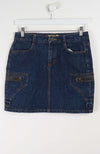 VINTAGE Y2K DENIM SKIRT (SIZE 10)