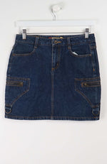 VINTAGE Y2K DENIM SKIRT (SIZE 10)