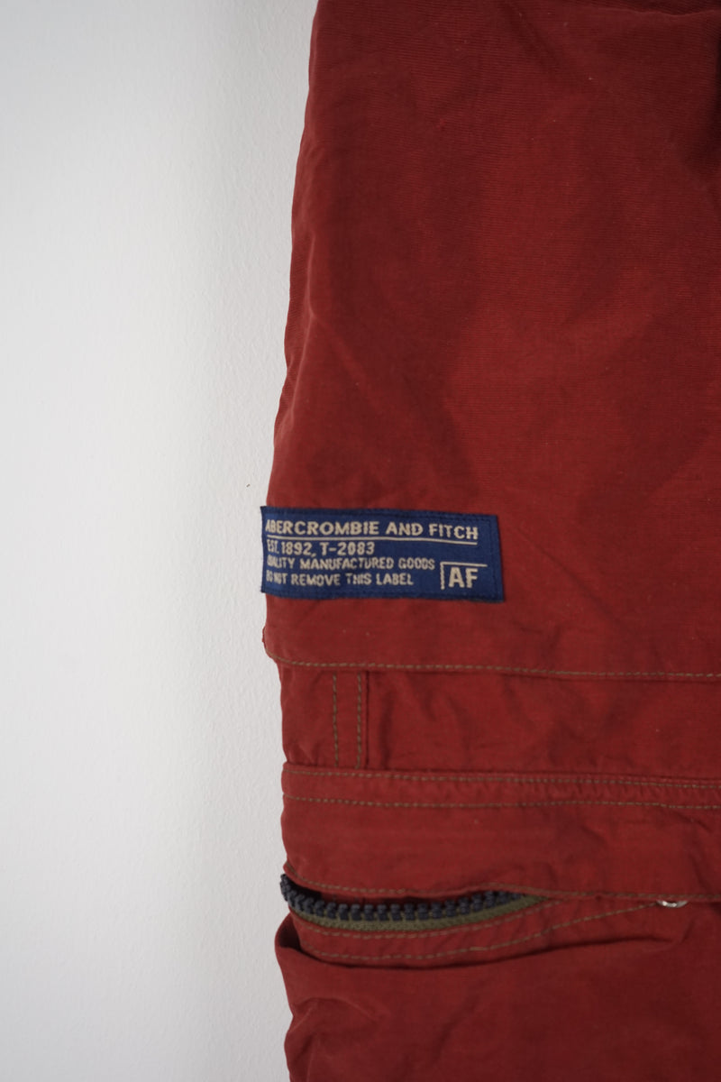 VINTAGE ABERCROMBIE AND FITCH TRACK PANTS (M)