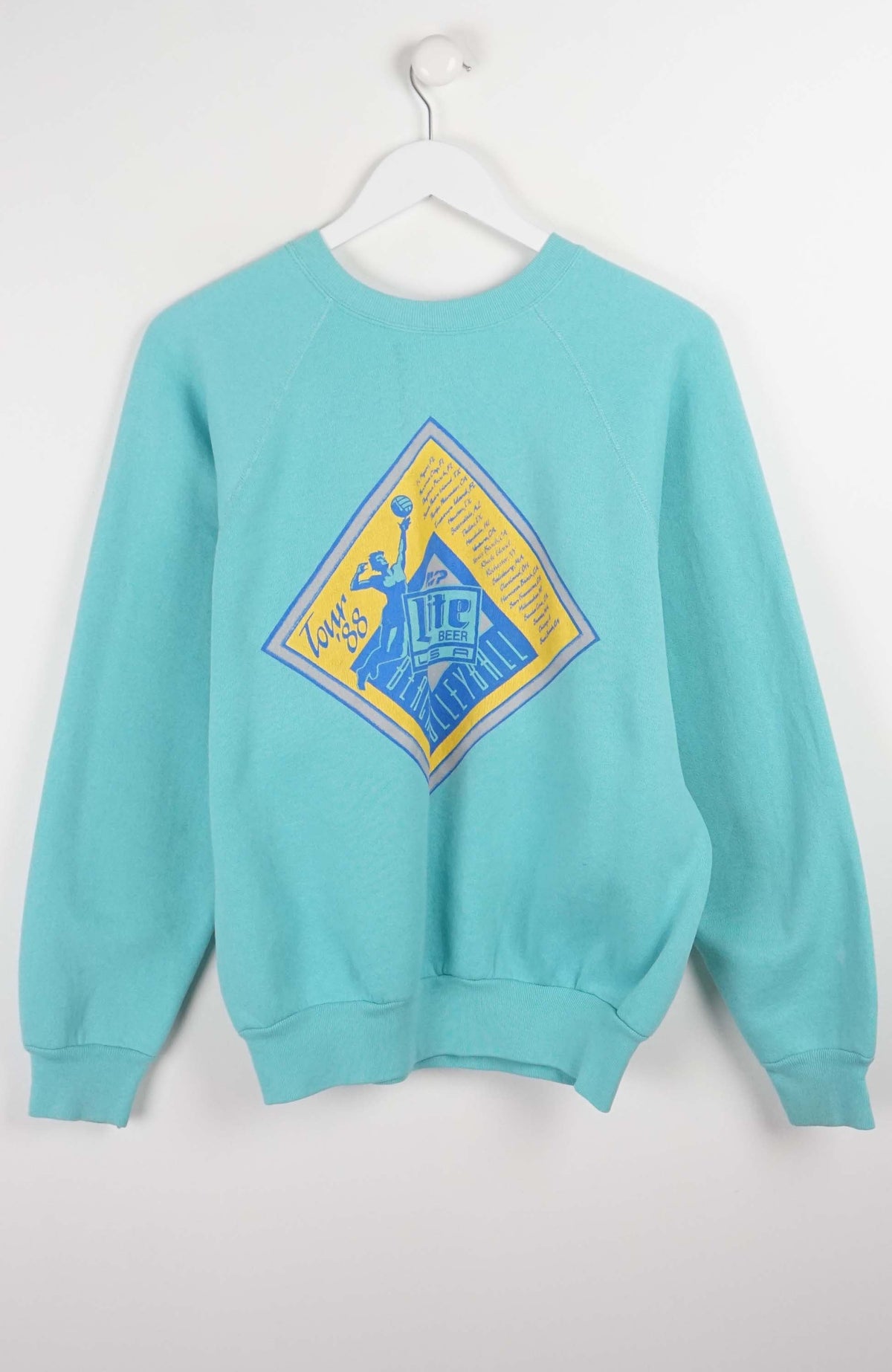 VINTAGE LITE BEER BEACH VOLLEYBALL SWEATER (S)
