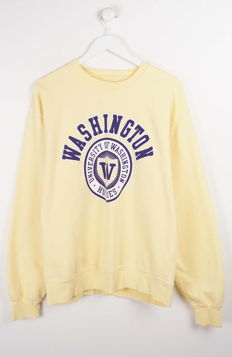 VINTAGE WASHINGTON HUSKIES SWEATER (L)