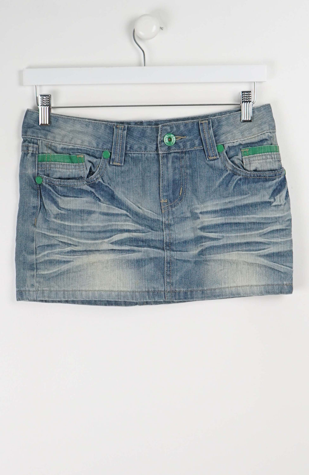 VINTAGE Y2K DENIM SKIRT (SIZE 18)
