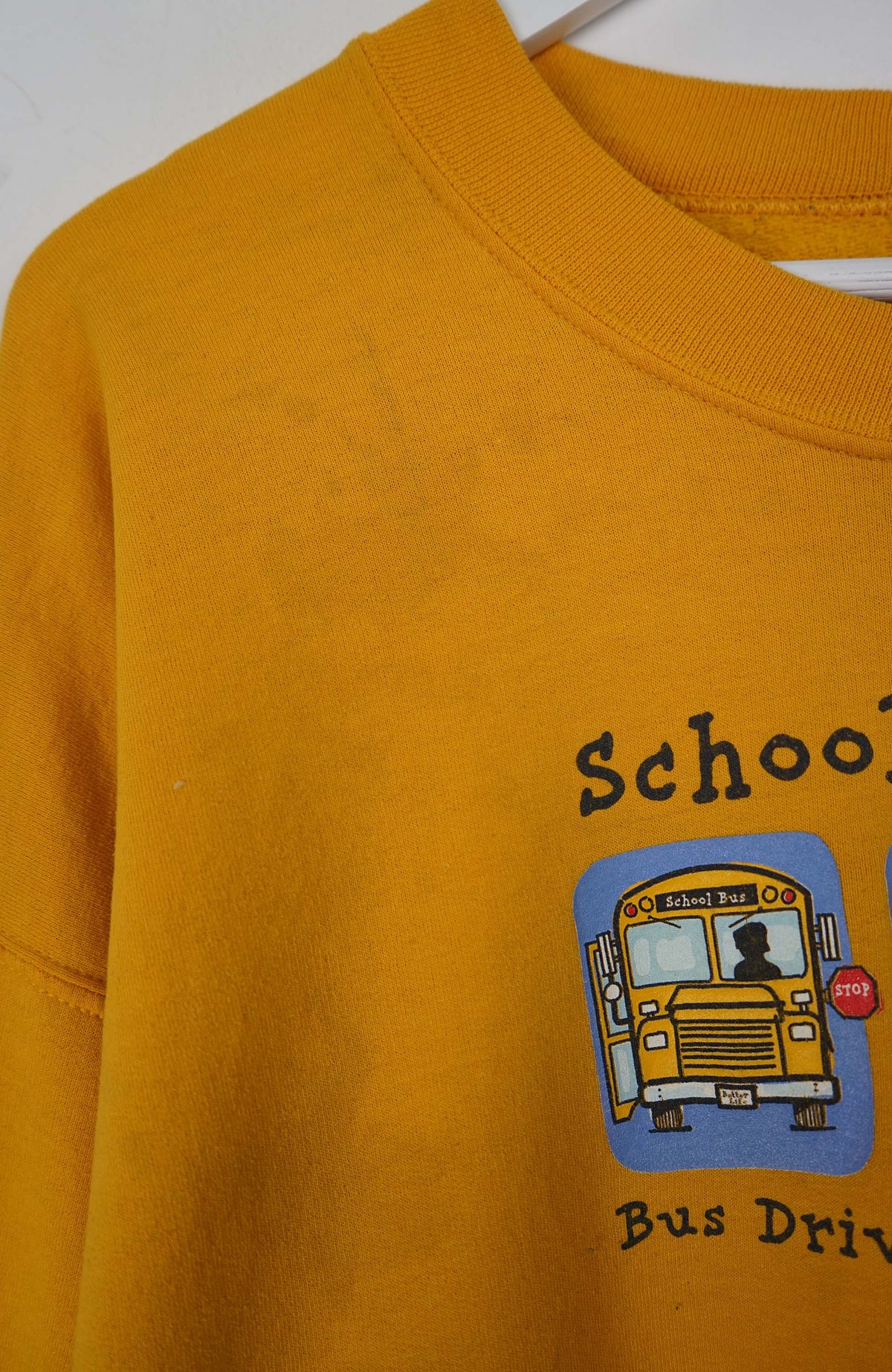 VINTAGE SCHOOL BUS SWEATER (XL)