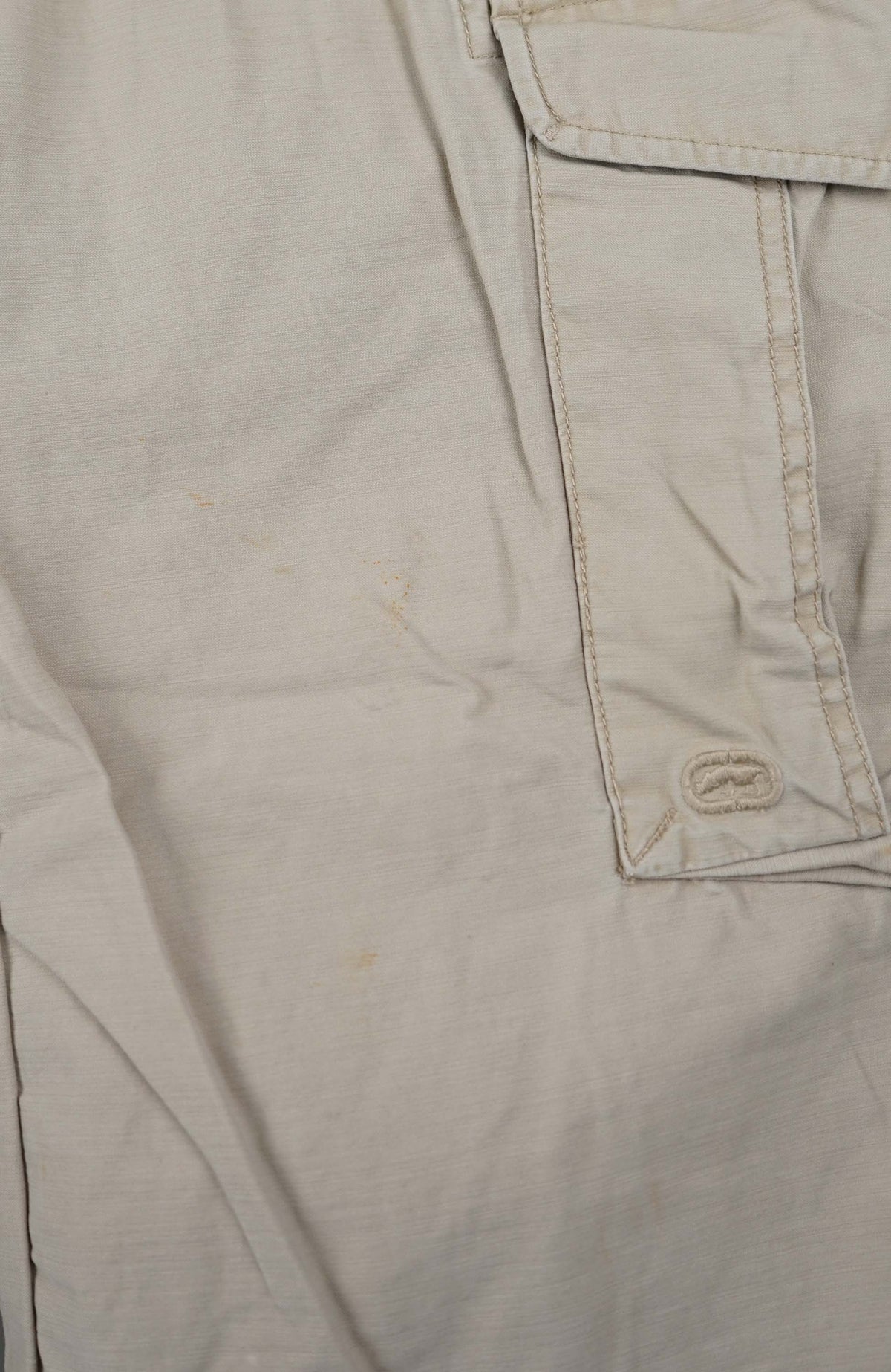 VINTAGE REWORK CARGO CAPRI SHORTS W34