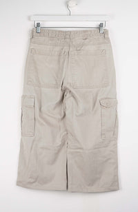 VINTAGE REWORK CARGO CAPRI SHORTS W28