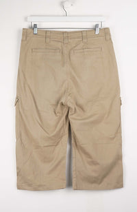 VINTAGE REWORK CARGO CAPRI SHORTS W34