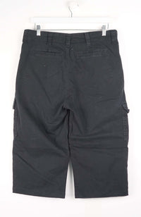 VINTAGE REWORK CARGO CAPRI SHORTS W35
