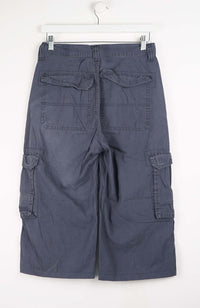 VINTAGE REWORK CARGO CAPRI SHORTS W30