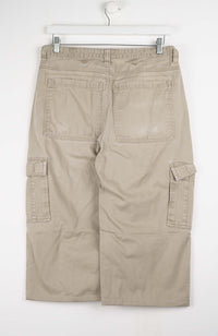 VINTAGE REWORK CARGO CAPRI SHORTS W32