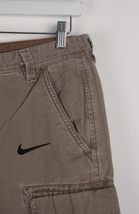 VINTAGE REWORK CARGO CAPRI SHORTS W30
