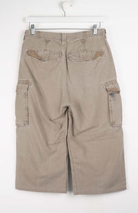 VINTAGE REWORK CARGO CAPRI SHORTS W30