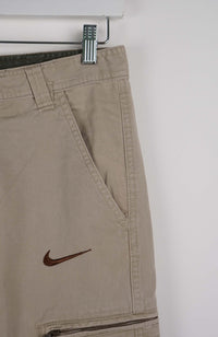VINTAGE REWORK CARGO CAPRI SHORTS W30