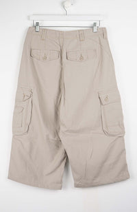 VINTAGE REWORK CARGO CAPRI SHORTS W32