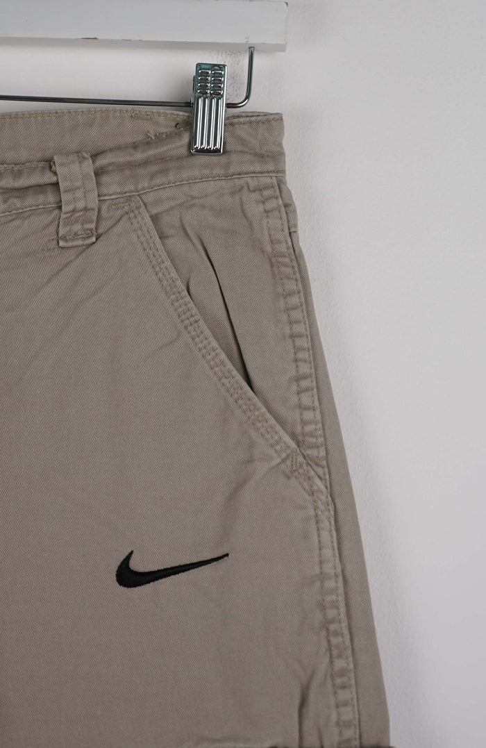 VINTAGE REWORK CARGO CAPRI SHORTS W30