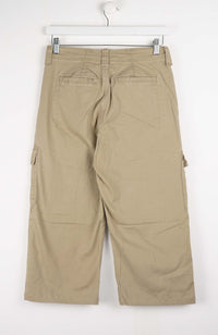VINTAGE REWORK CARGO CAPRI SHORTS W28