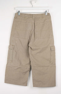 VINTAGE REWORK CARGO CAPRI SHORTS W30
