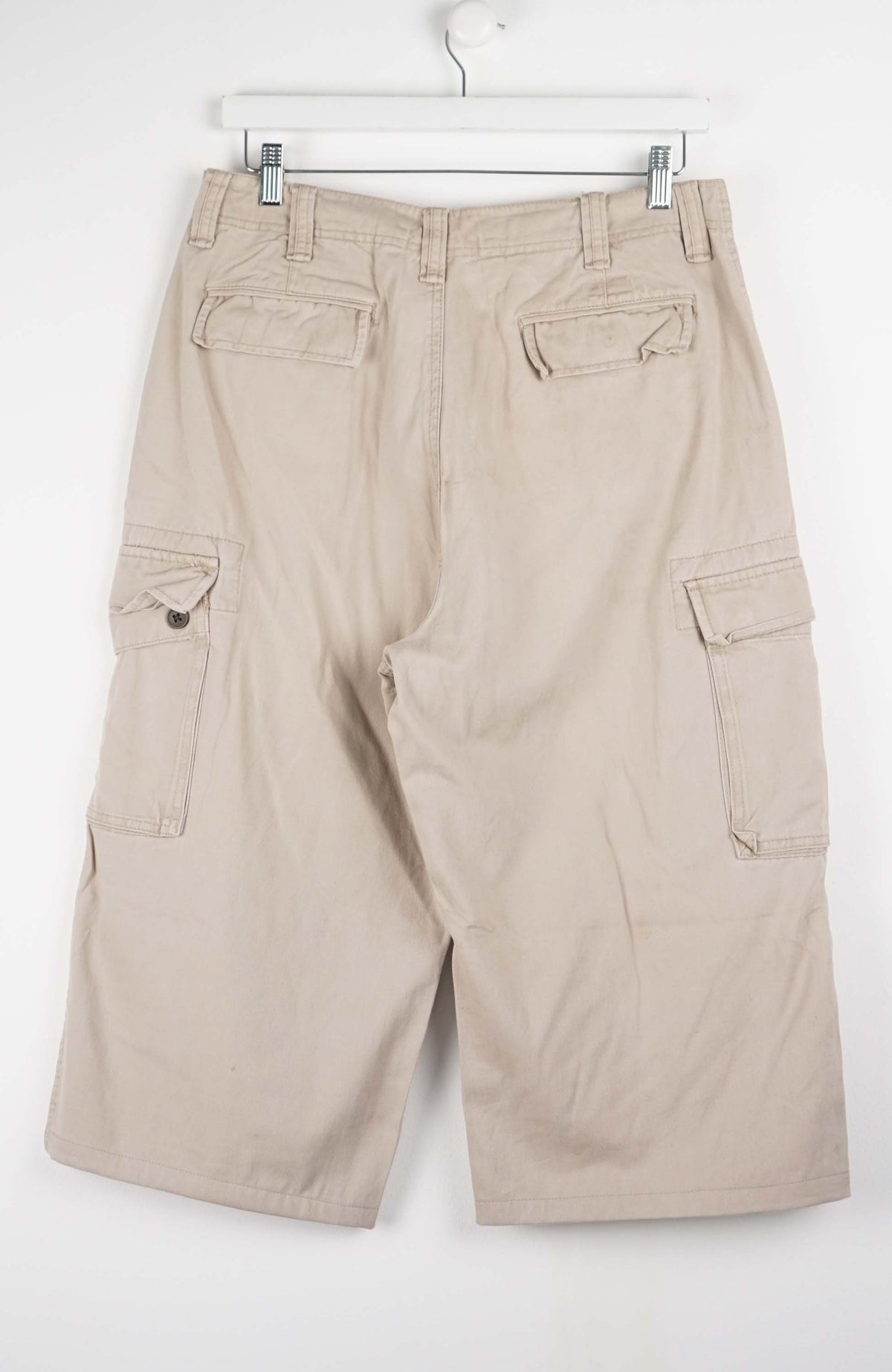 VINTAGE REWORK CARGO CAPRI SHORTS W34