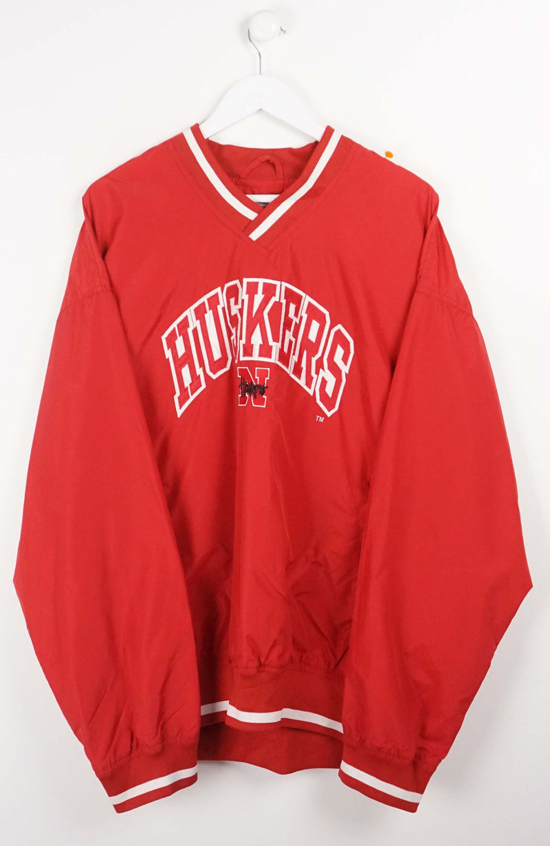 VINTAGE NEBRASKA HUSKERS WINDBREAKER JACKET (XL)