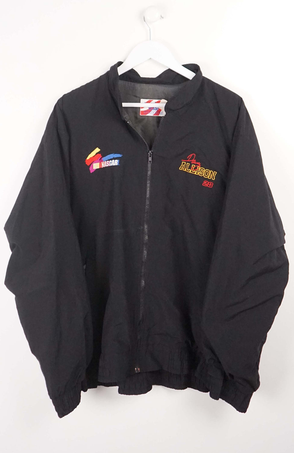 VINTAGE NASCAR WINDBREAKER JACKET (XL)