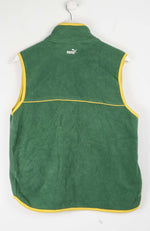 VINTAGE PUMA GREENBAY PACKERS FLEECE VEST SWEATER (S)