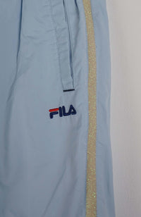 VINTAGE FILA TRACK PANT SHORTS (S)