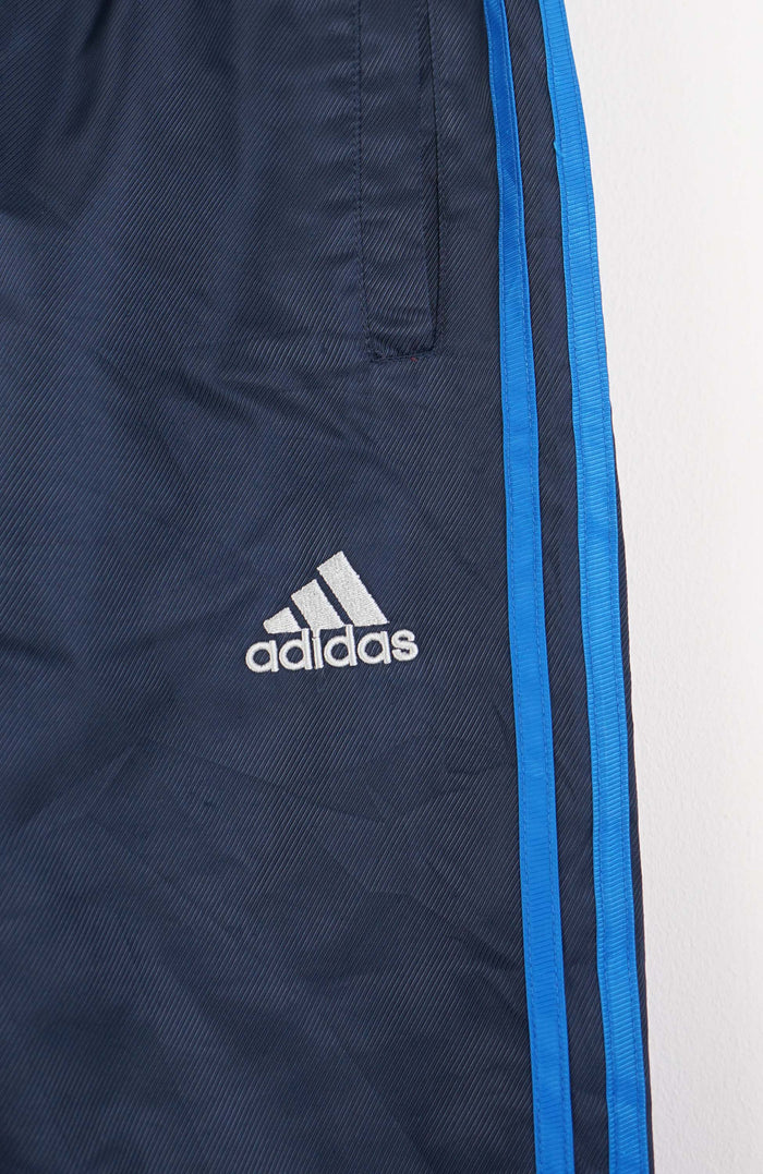 VINTAGE ADIDAS TRACK PANT SHORTS (XS)