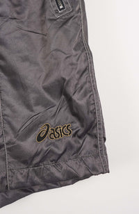 VINTAGE ASICS TRACK PANT SHORTS (XS)