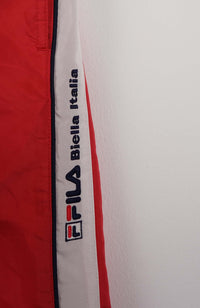 VINTAGE FILA TRACK PANT SHORTS (S)