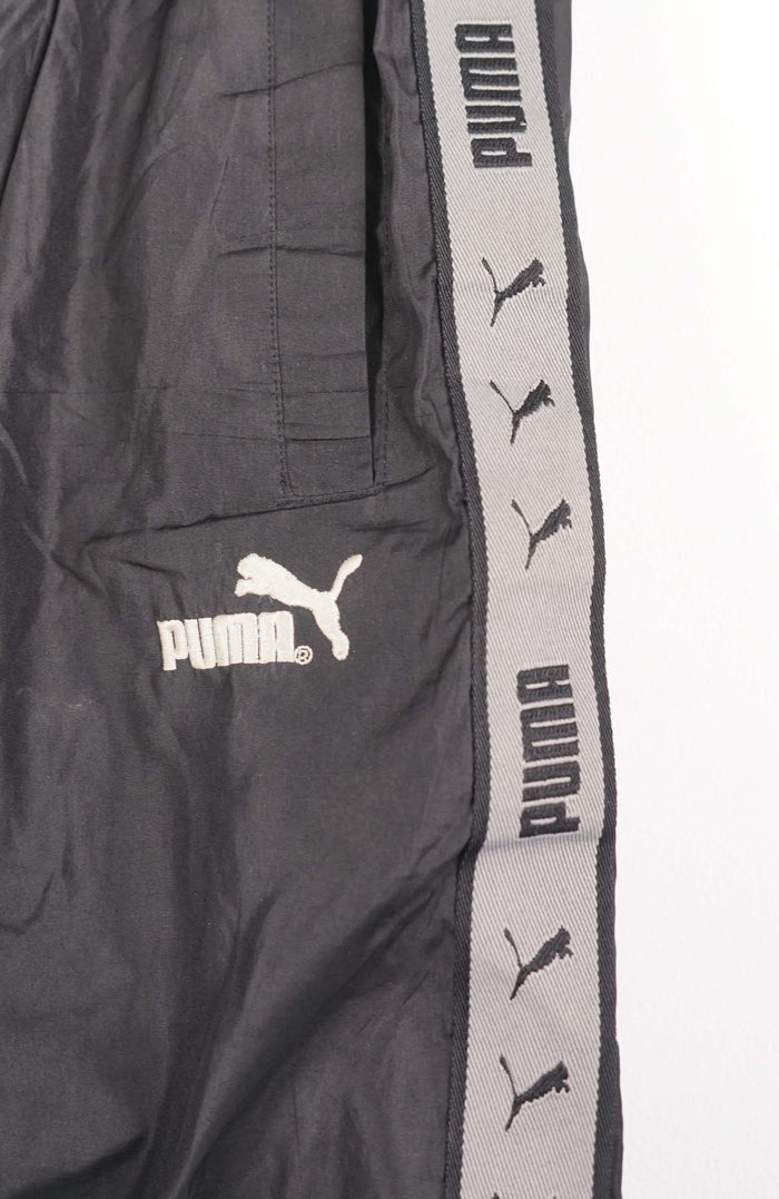 VINTAGE PUMA TRACK PANT SHORTS (S)