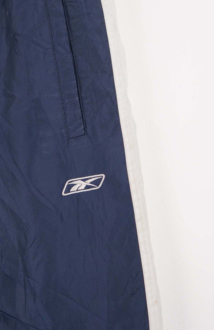 VINTAGE REEBOK TRACK PANT SHORTS (XS)