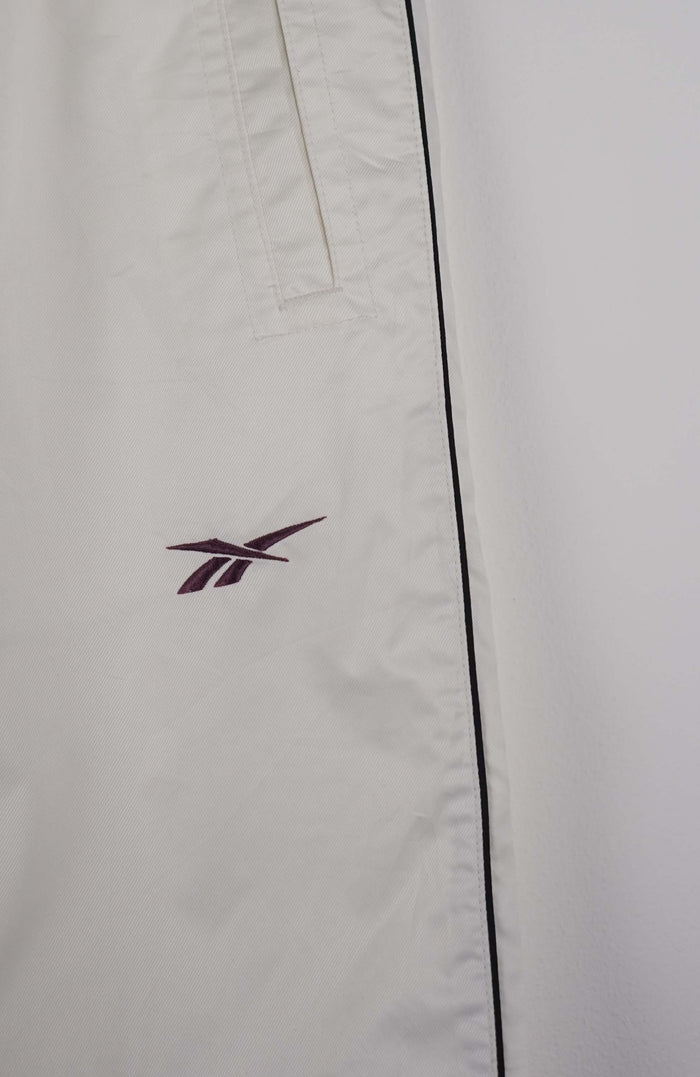 VINTAGE REEBOK TRACK PANT SHORTS (S)