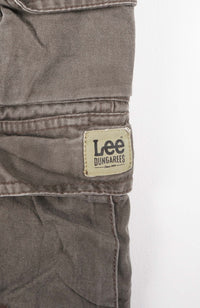 VINTAGE LEE DUNGAREES CARGO SHORTS W34
