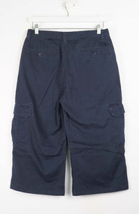 VINTAGE REWORK CARGO CAPRI SHORTS W30
