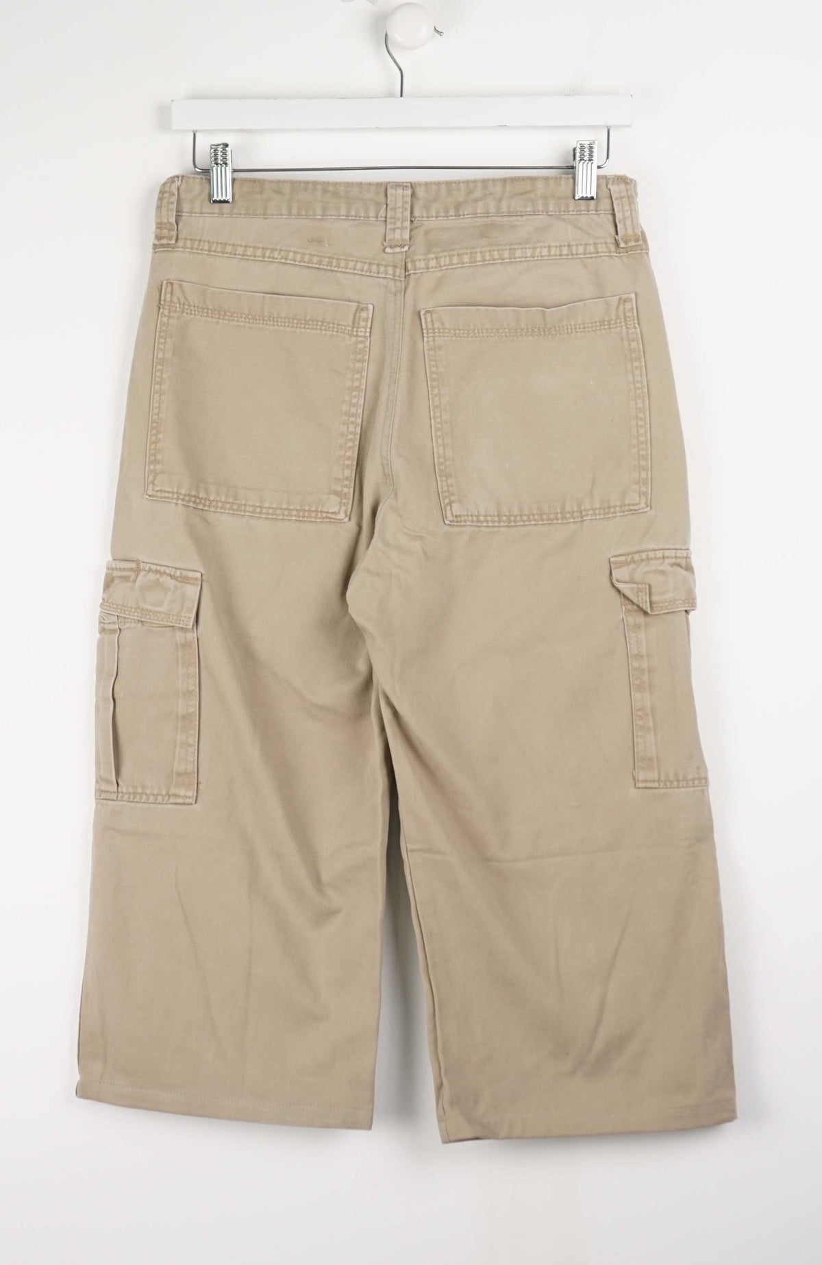 VINTAGE REWORK CARGO CAPRI SHORTS W30