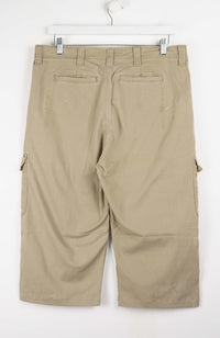 VINTAGE REWORK CARGO CAPRI SHORTS W36