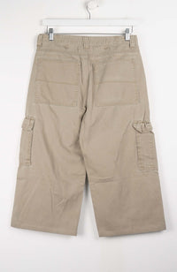VINTAGE REWORK CARGO CAPRI SHORTS W30